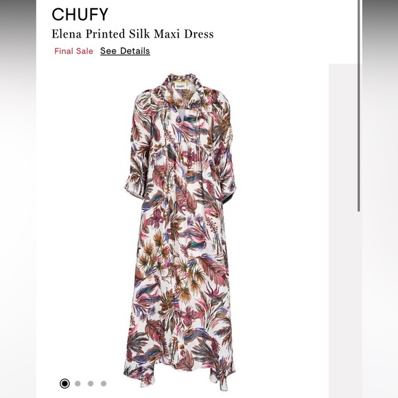 Chufy Elena Printed Silk Maxi Dress - Picture 5 of 9